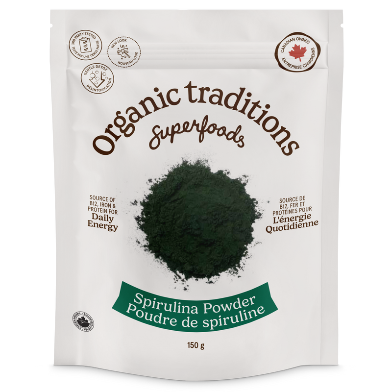 Organic Traditions Organic Spirulina Powder 150g