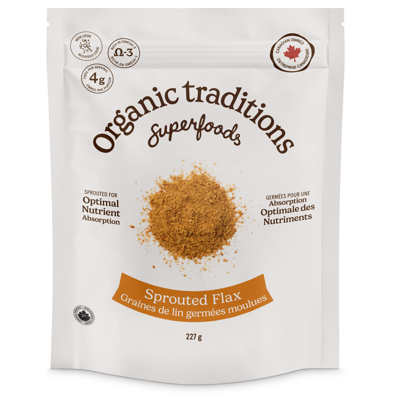 Organic Traditions Organic Sprouted Flax Seed Powder 227g