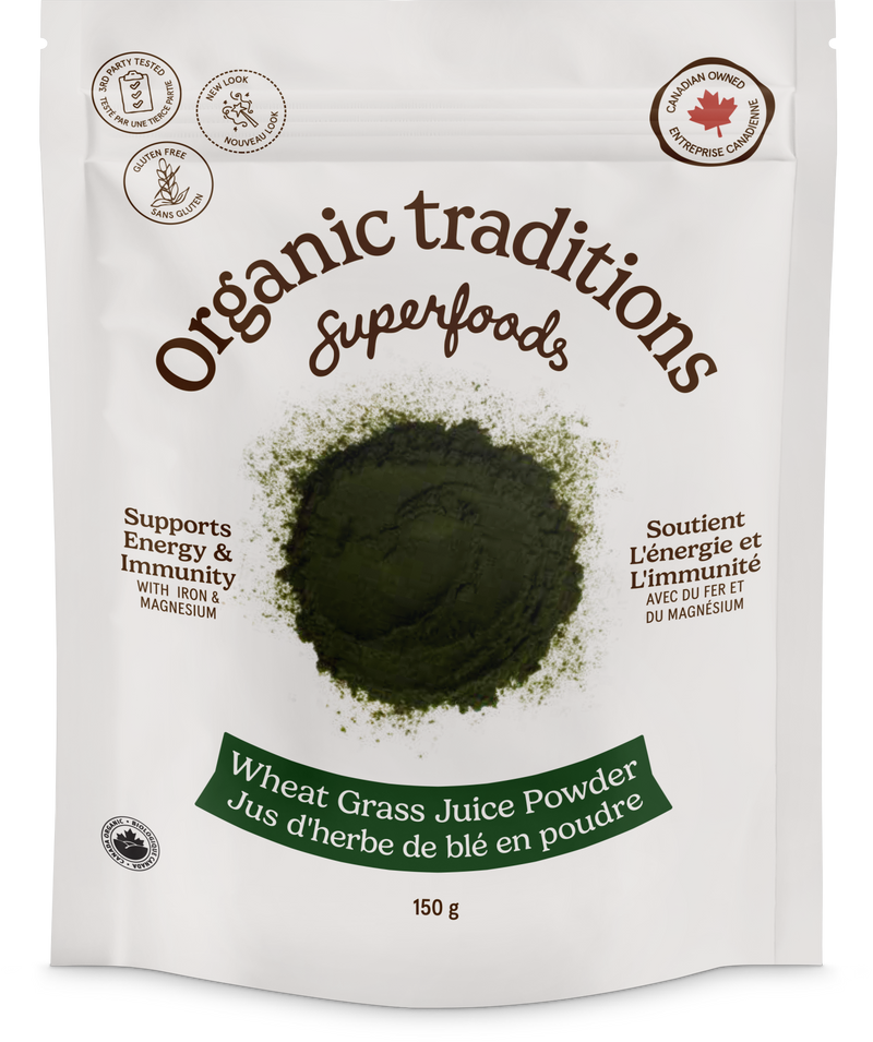 Organic Traditions Organic Wheat Grass Juice Powder 150g