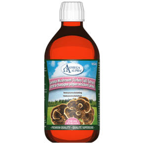 Omega Alpha Coriolus (Turkey Tail) Mushroom Extract 250ml Supplements at Village Vitamin Store
