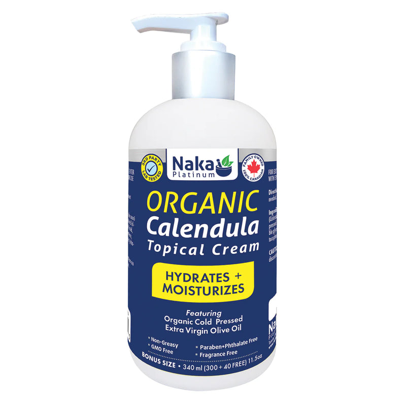 Naka Platinum Organic Calendula Tropical Cream with Olive Oil Bonus Size (100+20 ml)