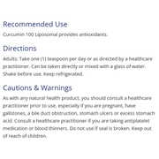 CanPrev Liposomal Curcumin 100 225mL Supplements - Turmeric at Village Vitamin Store