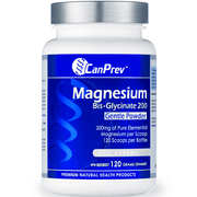 CanPrev Magnesium Bis-Glycinate 200 Gentle Powder 120g Minerals - Magnesium at Village Vitamin Store