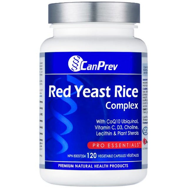 CanPrev Red Yeast Rice Complex 120 Veggie Caps Supplements - Blood Sugar at Village Vitamin Store