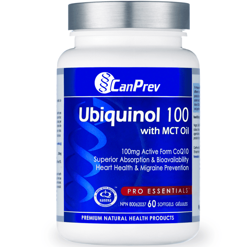 CanPrev Ubiquinol 100mg 60 Softgels Supplements at Village Vitamin Store