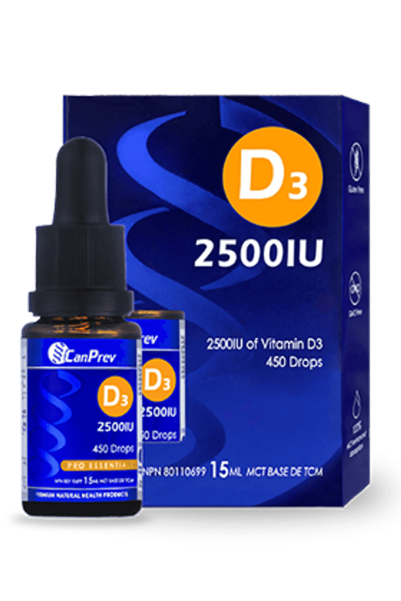 CanPrev D3 DROPS 2500IU (MCT BASE) 15ml