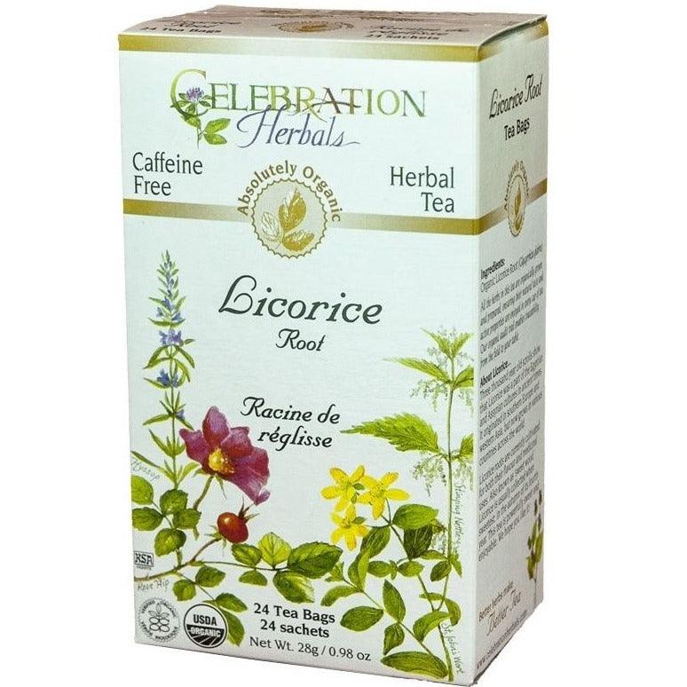Celebration Herbals Licorice Root Organic 24 Tea Bags Food Items at Village Vitamin Store