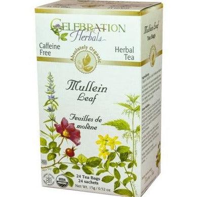 Celebration Herbals Mullein Leaf 24 Tea Bags Food Items at Village Vitamin Store