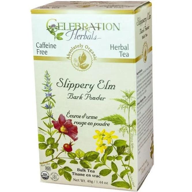 Celebration Herbals Slippery Elm Bark Powder Organic 40g Food Items at Village Vitamin Store