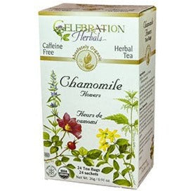Celebration Herbals Chamomile Flowers 24 Tea Bags Food Items at Village Vitamin Store