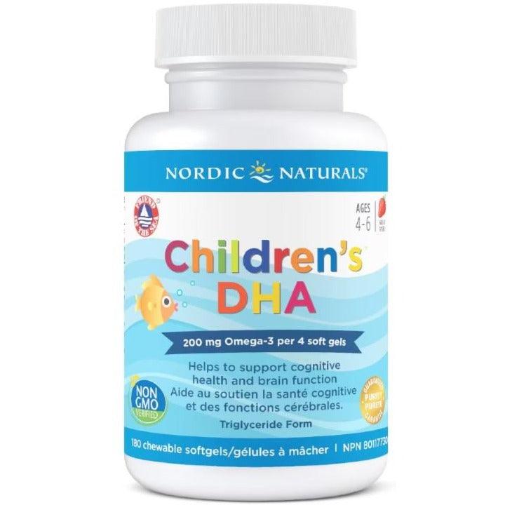 Nordic Naturals DHA Junior 250mg 180 chews (Strawberry Flavour) Supplements - EFAs at Village Vitamin Store