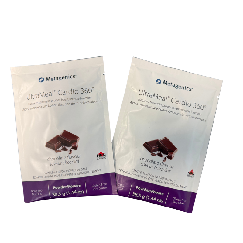 Free Gift: 2X Metagenics UltraMeal Cardio 360 Chocolate Flavour - 38.5 gm