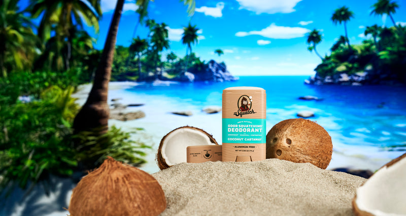 Dr Squatch Coconut Castaway Men Natural Deodorant 75g