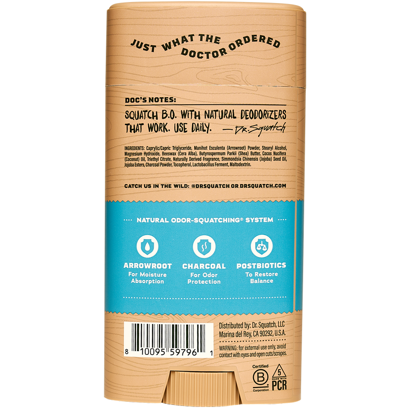 Dr Squatch Coastal Mist Men Natural Deodorant 75g