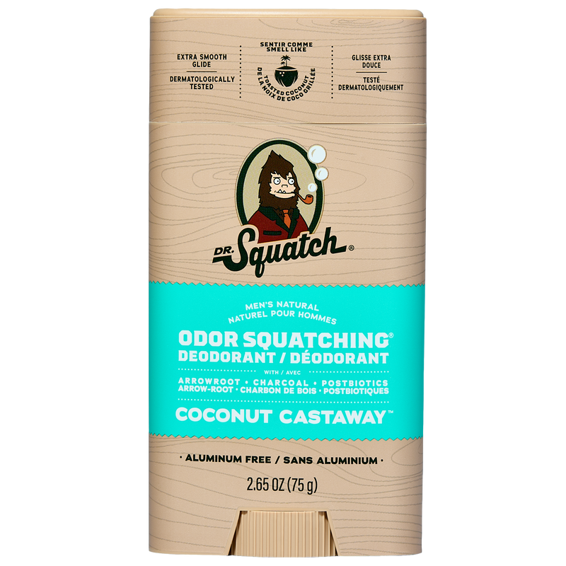 Dr Squatch Coconut Castaway Men Natural Deodorant 75g