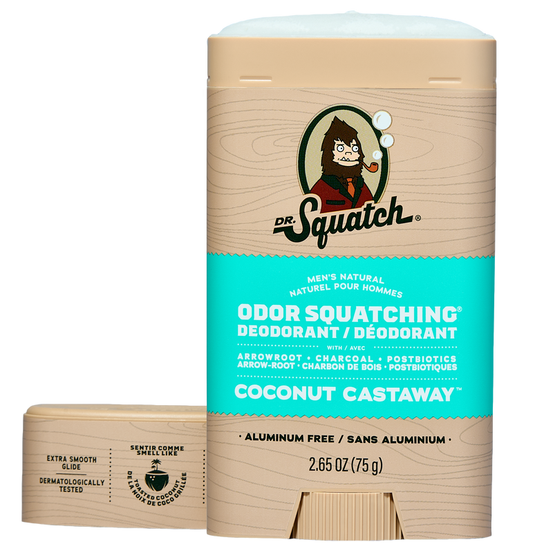 Dr Squatch Coconut Castaway Men Natural Deodorant 75g