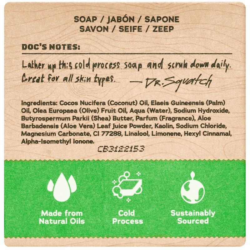 Dr Squatch Cool Fresh Aloe Soap  141 g