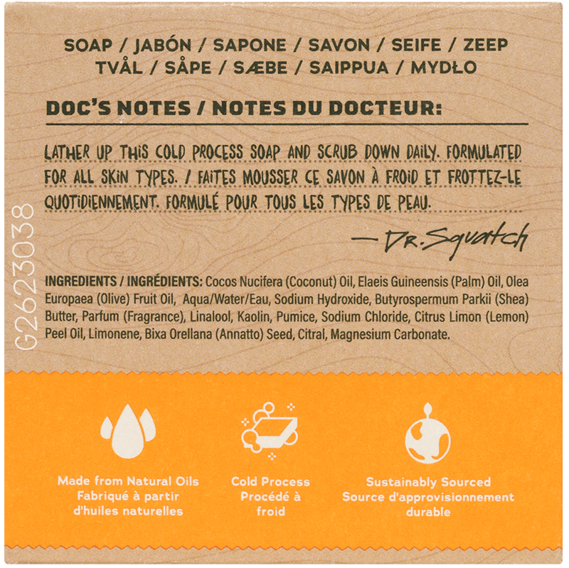 Dr Squatch Summer Citrus Soap 141 g