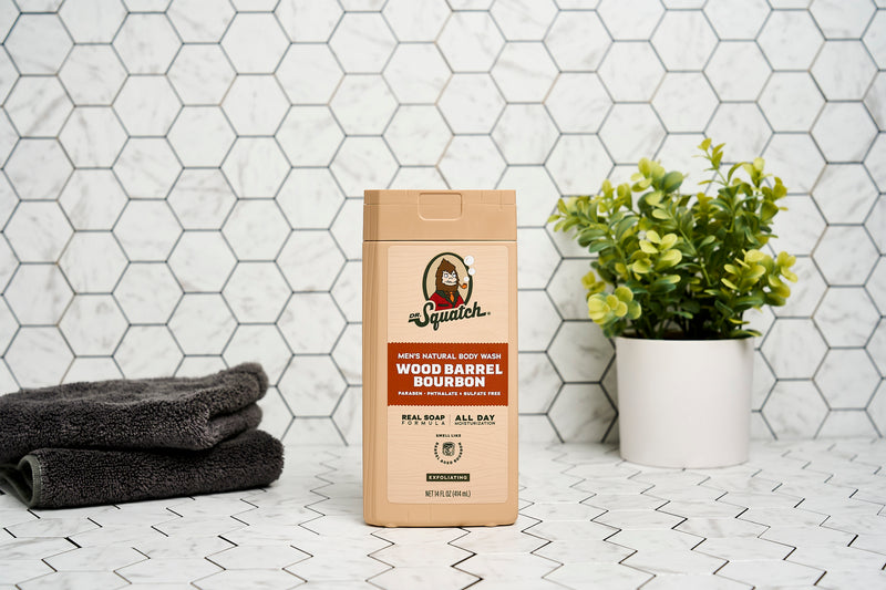 Dr Squatch Wood Barrel Bourbon Body Wash 414 mL