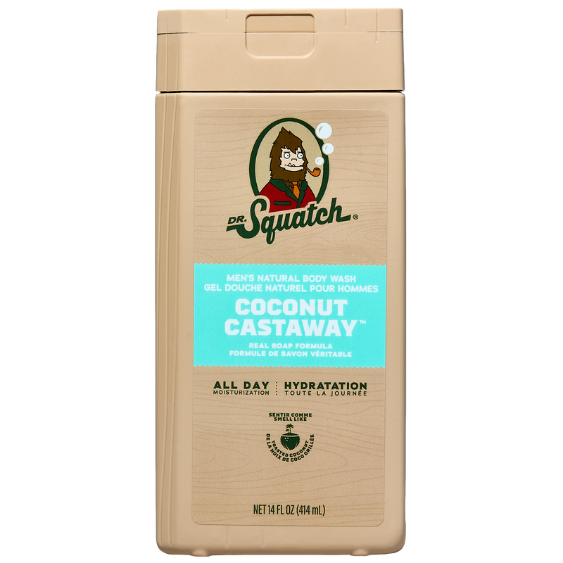 Dr Squatch Coconut Castaway Body Wash 414 mL