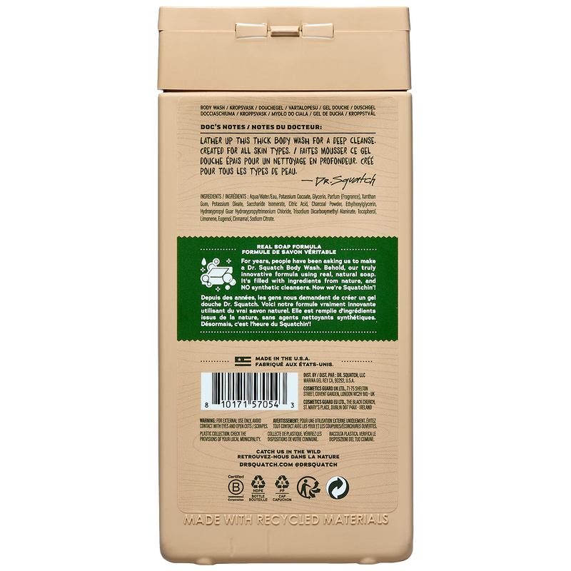 Dr Squatch Pine Tar Body Wash 414 mL