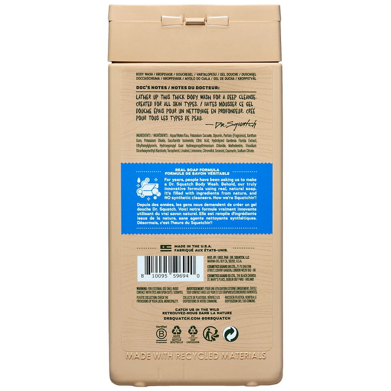 Dr Squatch Fresh Falls Body Wash 414 mL