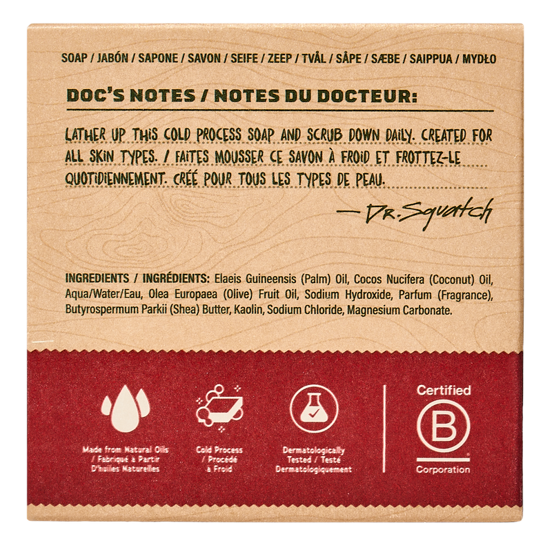 Dr Squatch Bay Rum Bar Soap 141 g