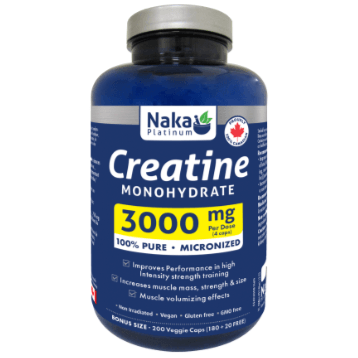 Naka Platinum Creatine Monohydrate 3000mg - 200 V-Caps