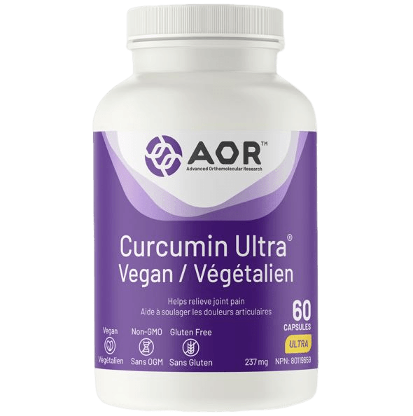 AOR Curcumin Ultra Vegan 60 Capsules Supplements - Turmeric at Village Vitamin Store