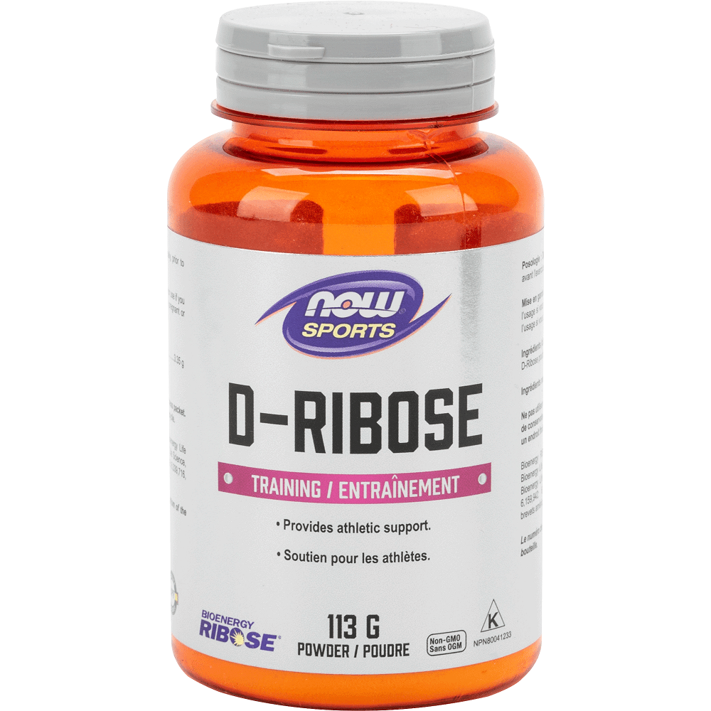 NOW Sports D-Ribose Powder 100% Pure 113G Supplements - Sports at Village Vitamin Store
