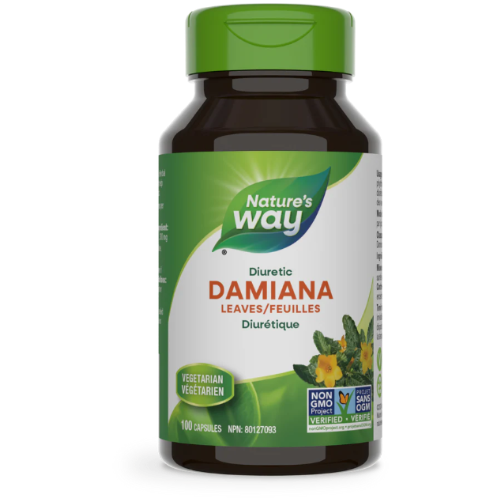 Nature's Way Damiana Leaves 400mg 100 Capsules
