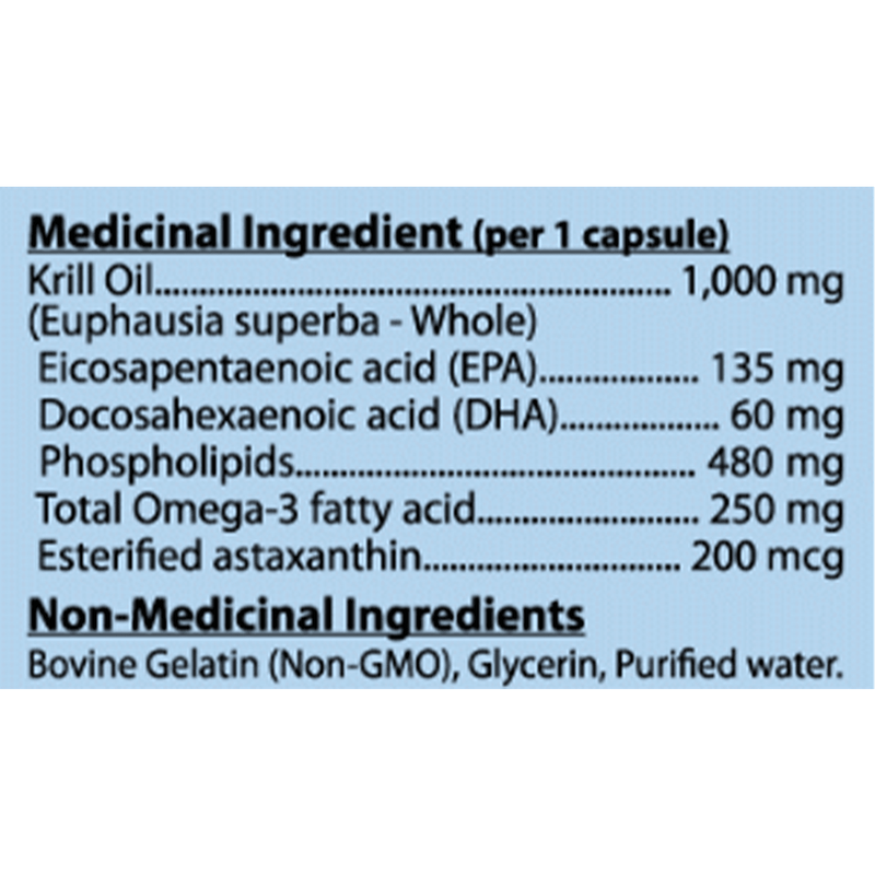 Advanced Omega Krill Oil 1000mg 60 Softgels Supplements - EFAs at Village Vitamin Store