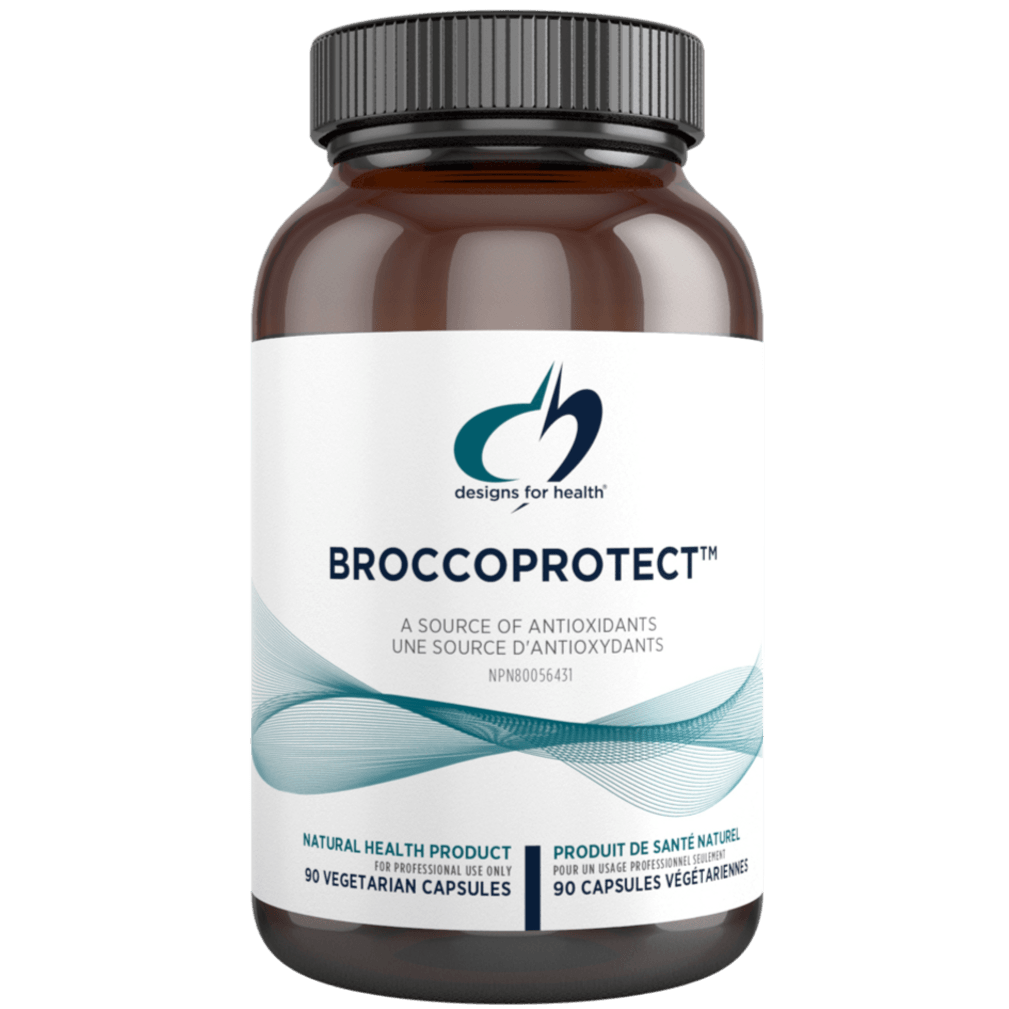 Designs for Health BroccoProtect 90 Veg Capsules Supplements at Village Vitamin Store