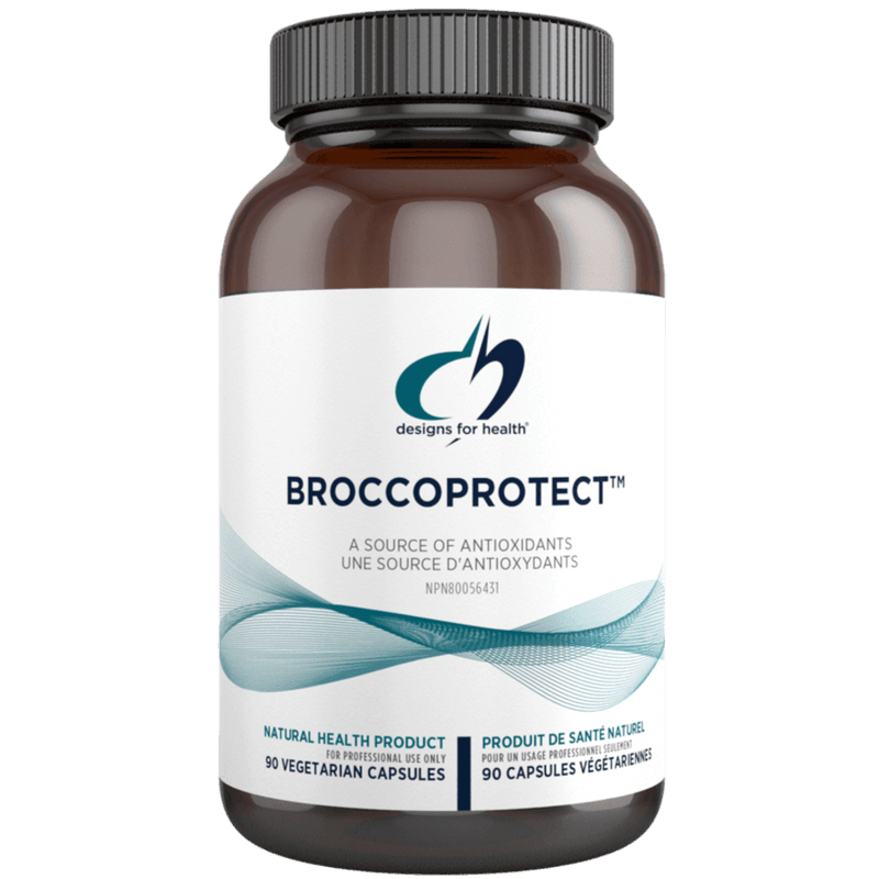 Designs for Health BroccoProtect 90 Veg Capsules Supplements at Village Vitamin Store