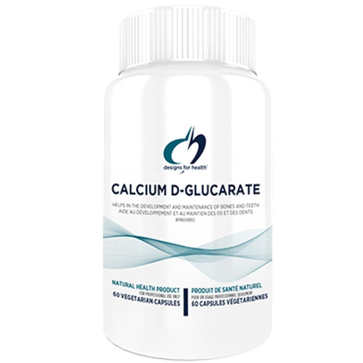 Designs for Health Calcium D-Glucarate 60 Capsules Minerals - Calcium at Village Vitamin Store