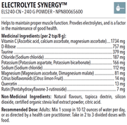 Designs for Health Electrolyte Synergy - Powder 240 Grams Supplements at Village Vitamin Store
