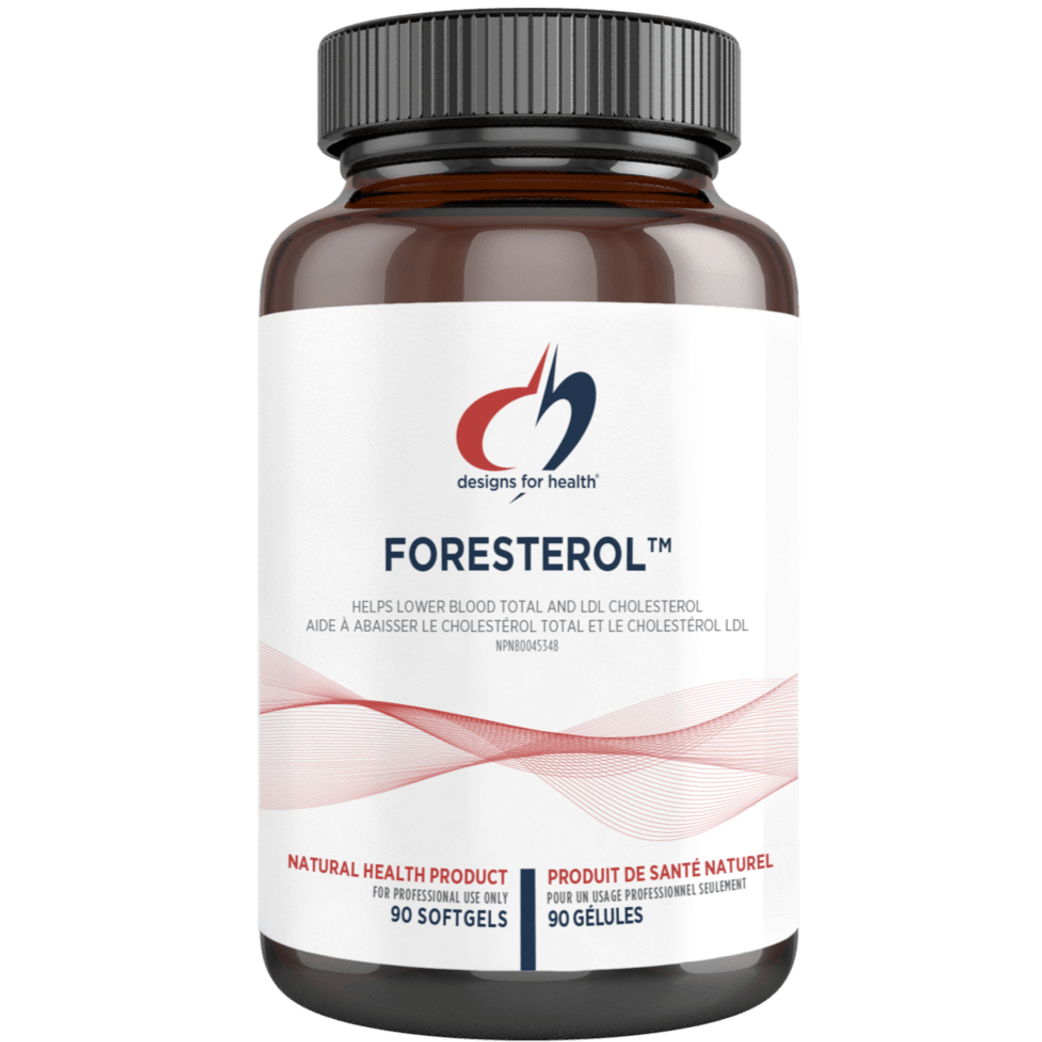 Designs for Health Foresterol 90 Capsules Supplements - Cholesterol Management at Village Vitamin Store