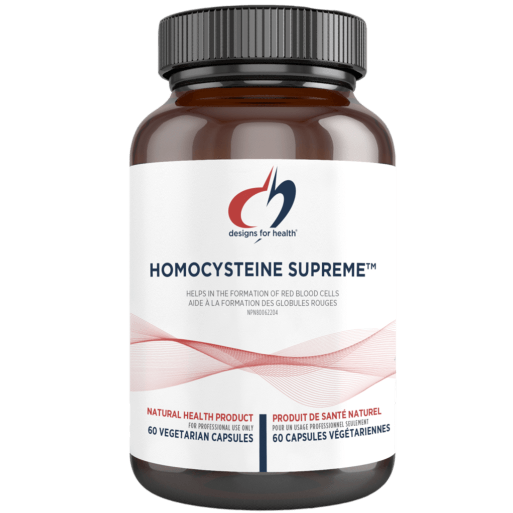 Designs for Health Homocysteine Supreme 60 Veg Capsules Supplements - Cardiovascular Health at Village Vitamin Store