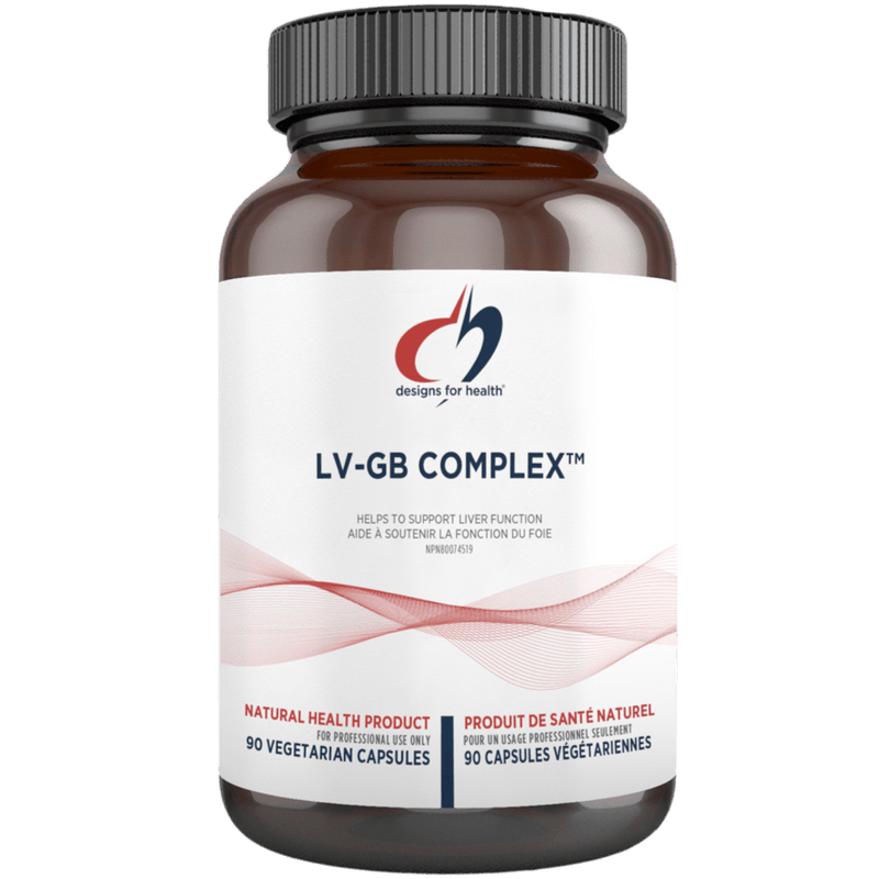 Designs for Health LV-GB Complex 90 Veg Capsules Supplements - Digestive Health at Village Vitamin Store