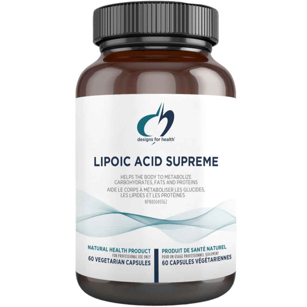 Designs for Health Lipoic Acid Supreme 60 Capsules Supplements at Village Vitamin Store