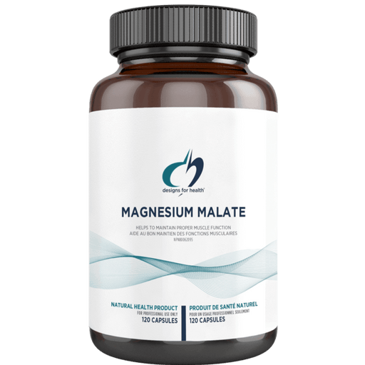 Designs for Health Magnesium Malate Chelate 120 Tablets Minerals - Magnesium at Village Vitamin Store