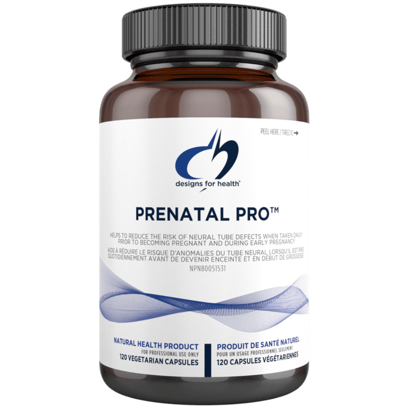 Designs for Health Prenatal Pro 120 Veg Capsules Supplements - Prenatal at Village Vitamin Store