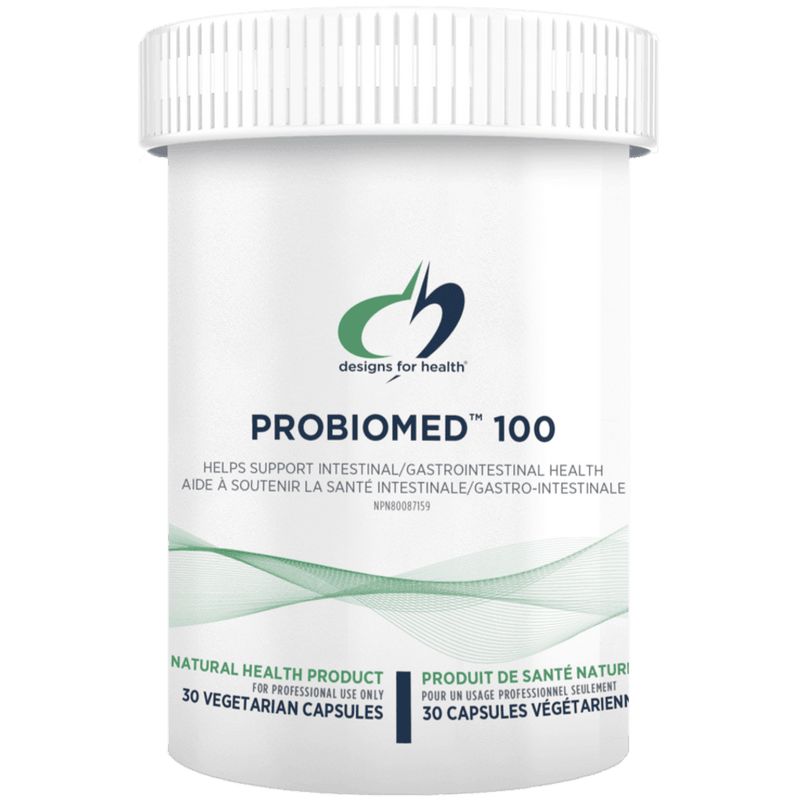 Designs for Health Probiomed 100- 30 Capsules Supplements - Probiotics at Village Vitamin Store