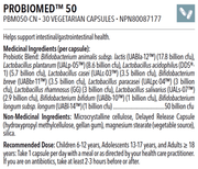 Designs for Health Probiomed 50-30 Capsules Supplements - Probiotics at Village Vitamin Store