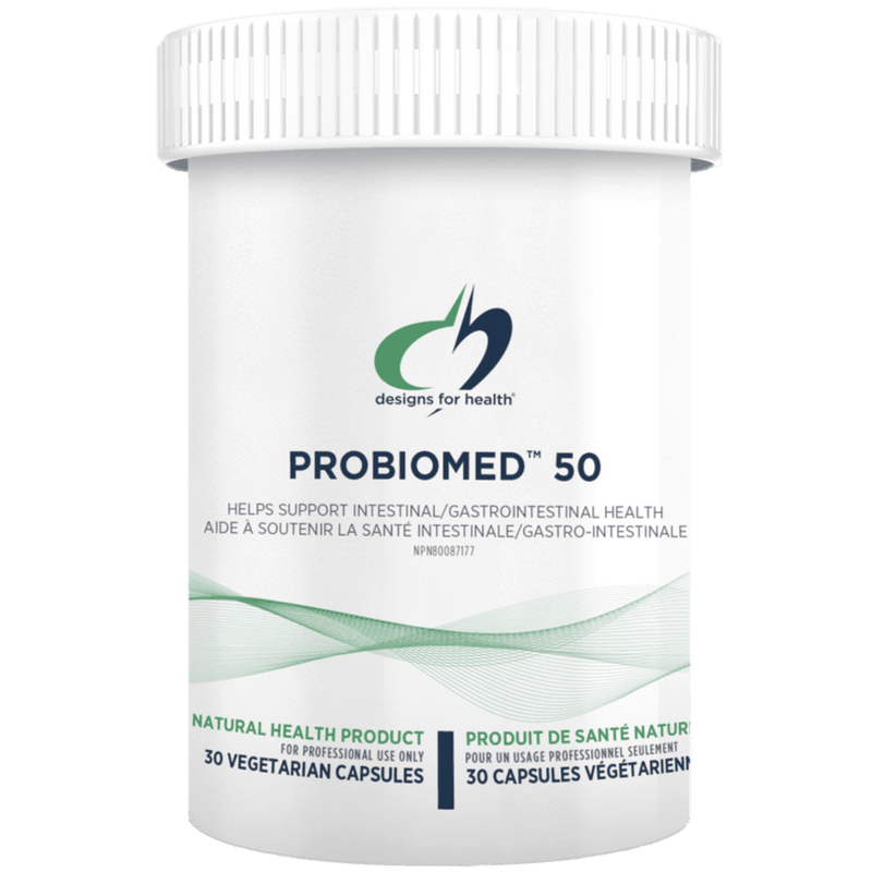 Designs for Health Probiomed 50-30 Capsules Supplements - Probiotics at Village Vitamin Store