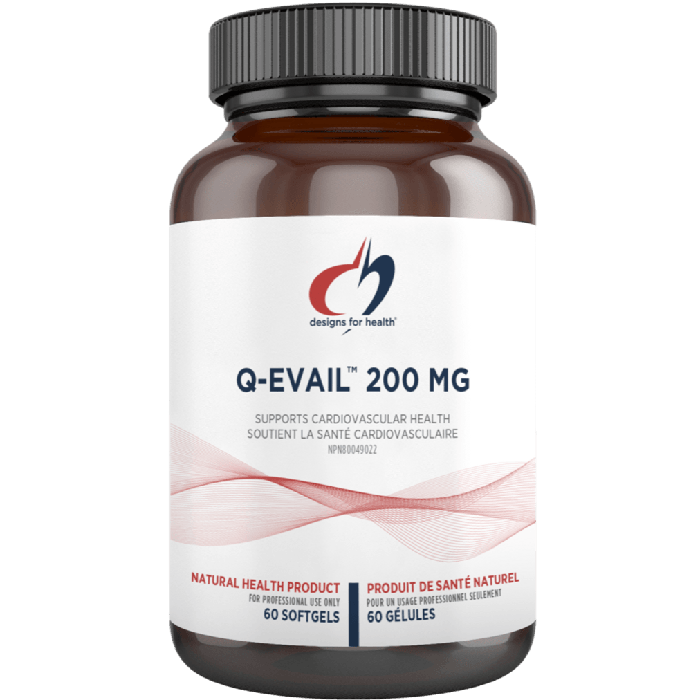 Designs for Health Q-Evail 200 - 60 Softgels Supplements - Cardiovascular Health at Village Vitamin Store