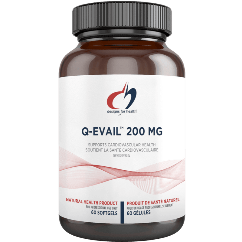 Designs for Health Q-Evail 200 - 60 Softgels Supplements - Cardiovascular Health at Village Vitamin Store