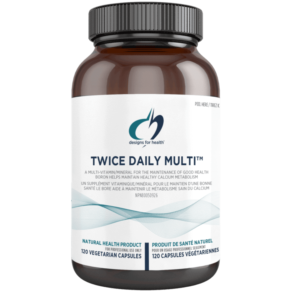 Designs for Health Twice Daily Multi 120 Veg Capsule | Village Vitamin ...