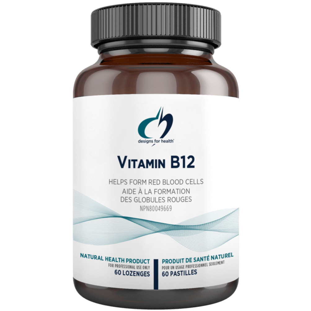 Designs for Health Vitamin B12 - 60 Lozenges Vitamins - Vitamin B at Village Vitamin Store