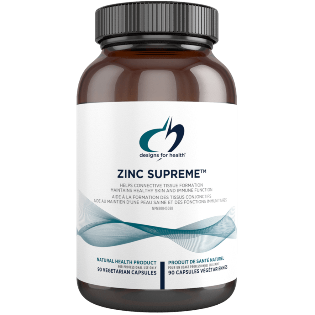 Designs for Health Zinc Supreme 90 Veg Capsules Supplements at Village Vitamin Store